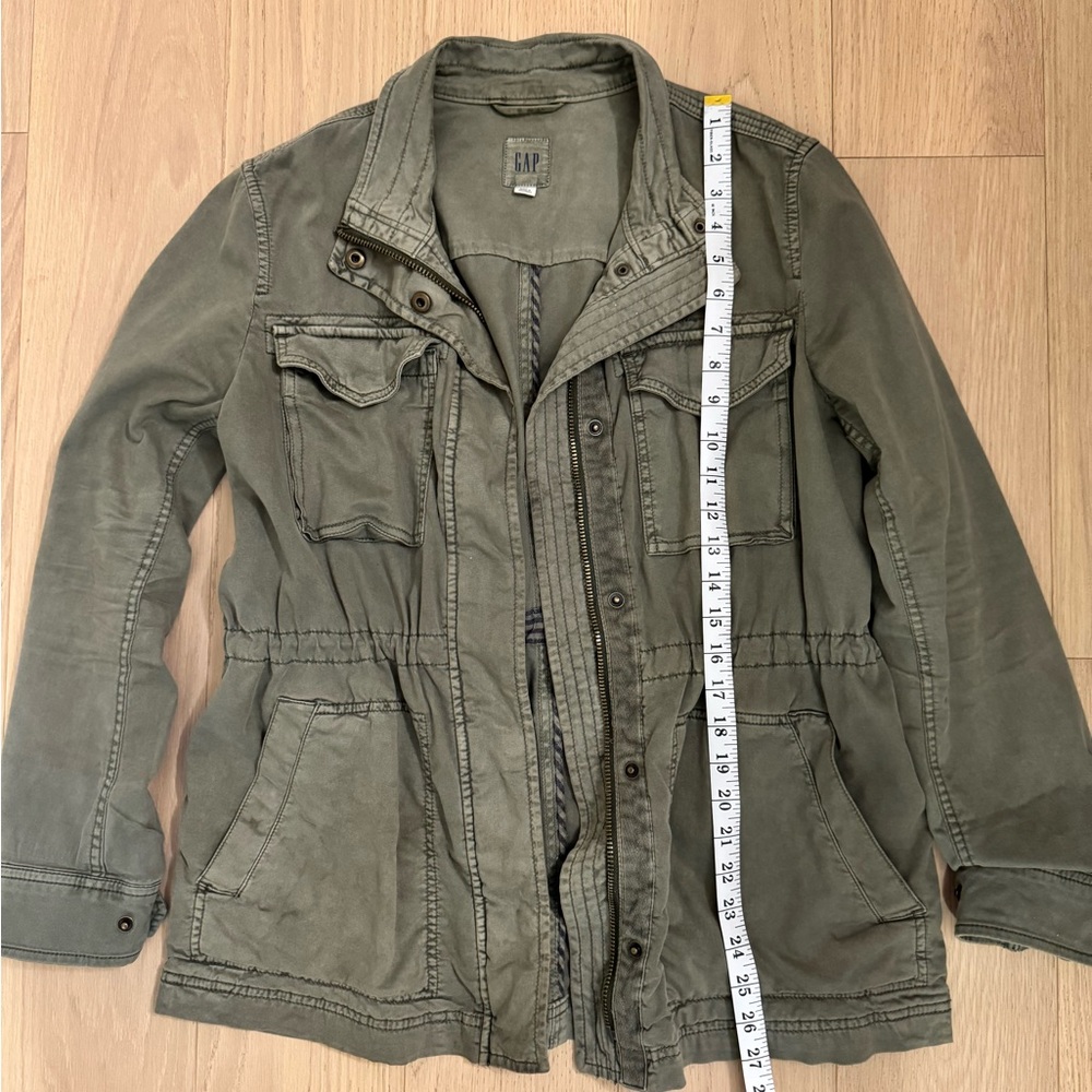 GAP Khaki Green Utility Army Safari Jacket Size Small